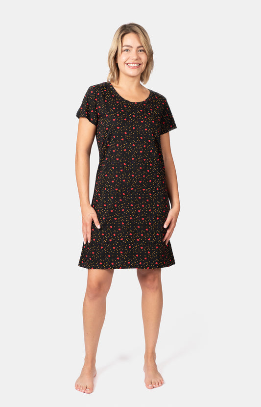 Chemise de nuit col rond - STAR