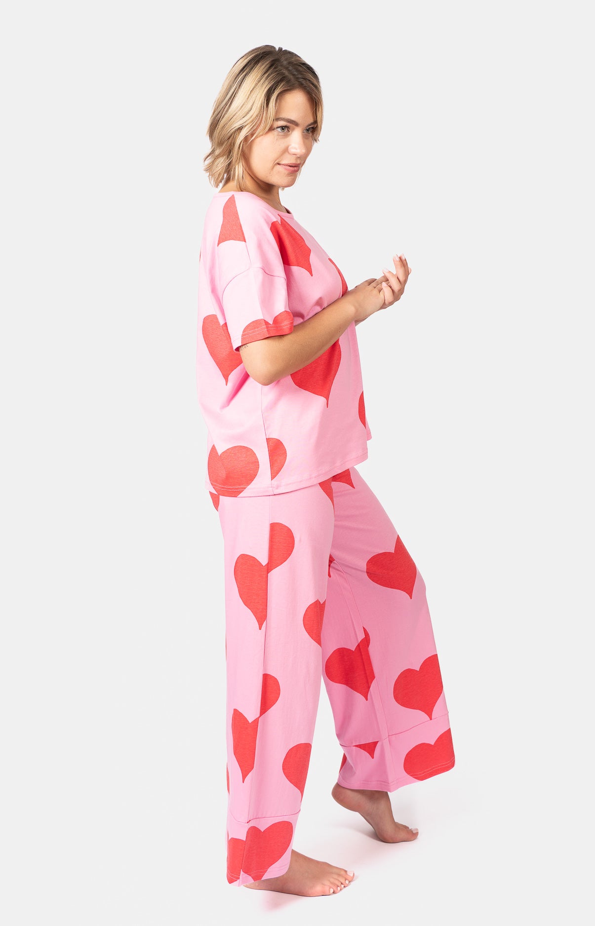Pyjama long oversize col rond - BIG