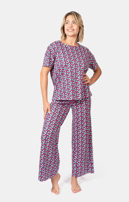 Pyjama long oversize col rond - FETTI