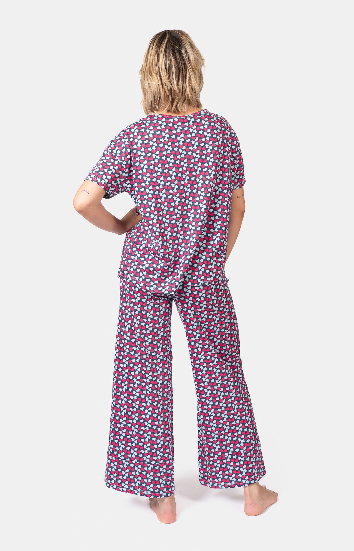Pyjama long oversize col rond - FETTI