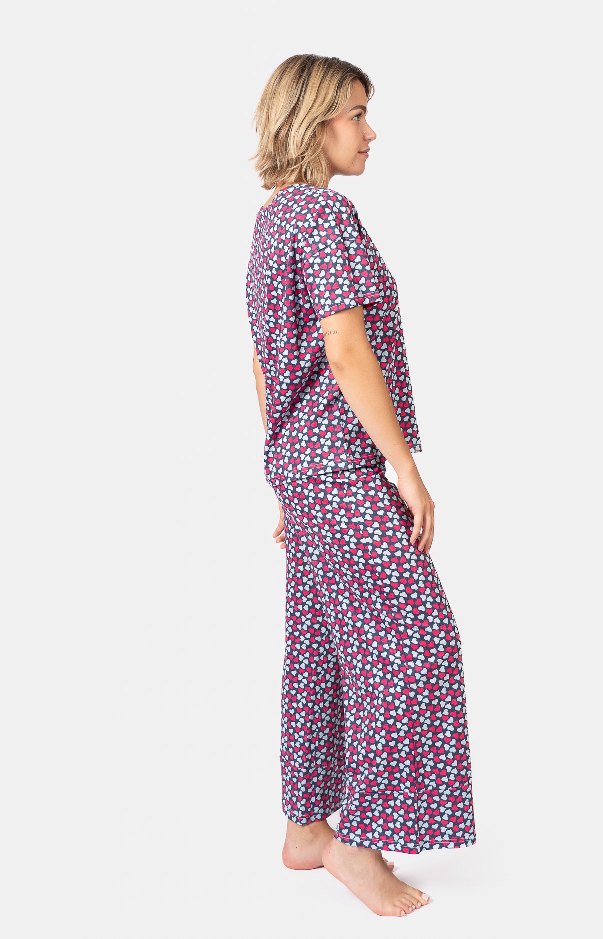 Pyjama long oversize col rond - FETTI