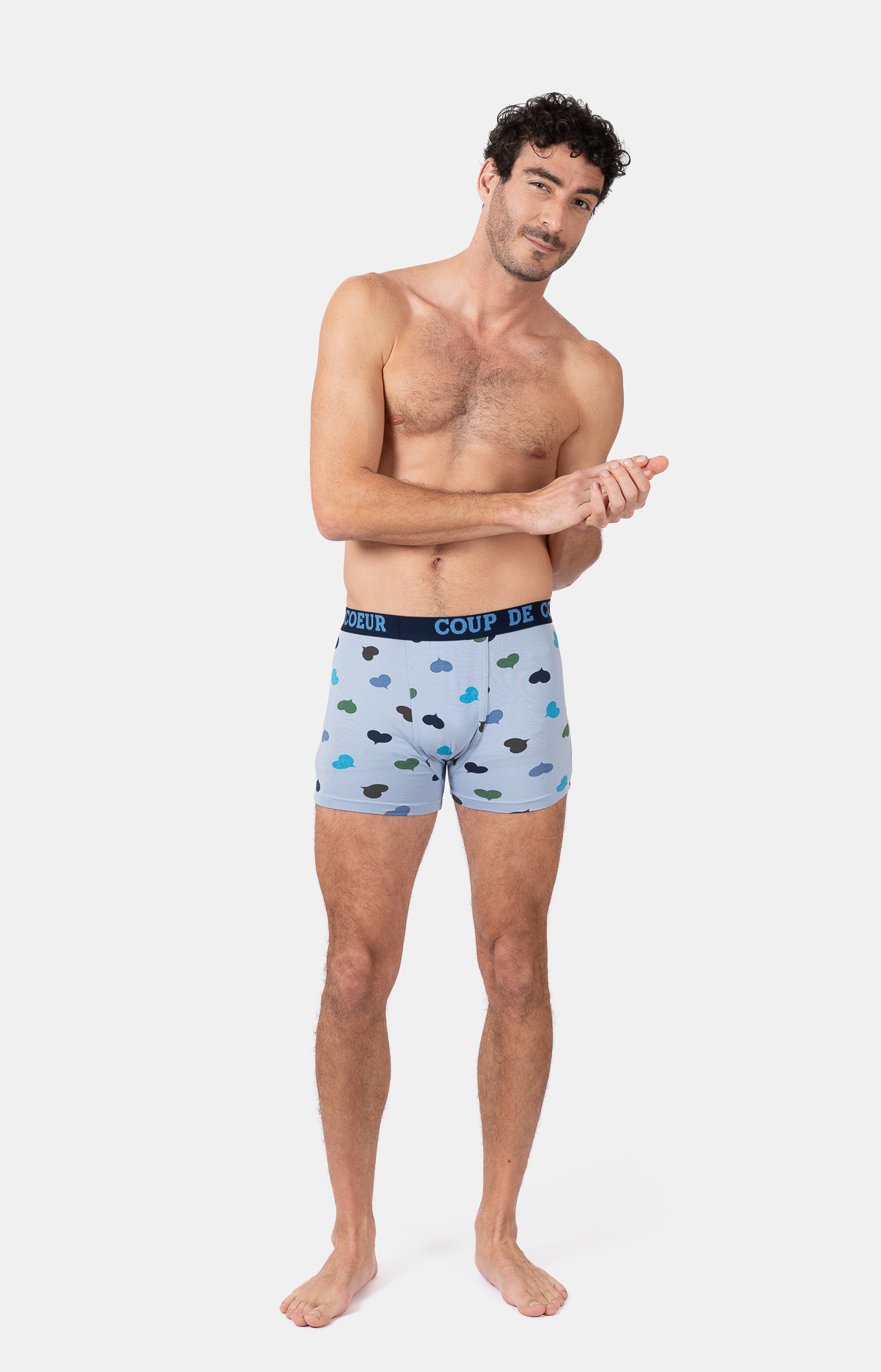 Boxer homme - COEURS