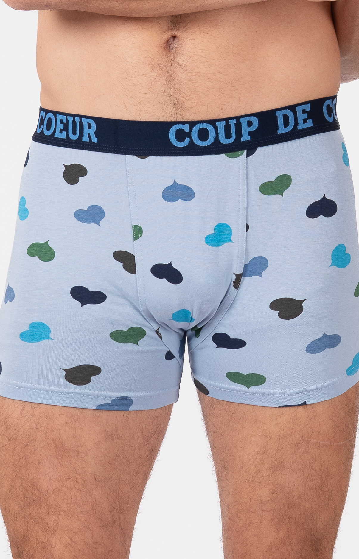 Boxer homme - COEURS