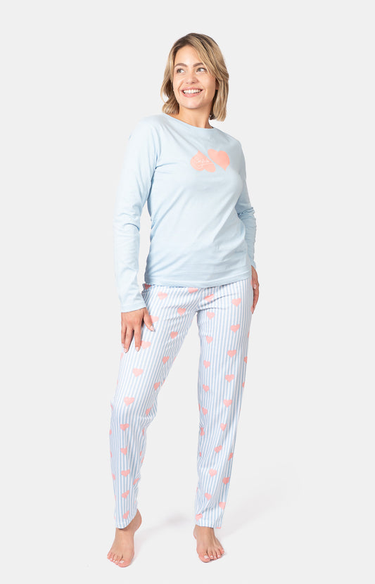Pyjama long col rond - BAYA