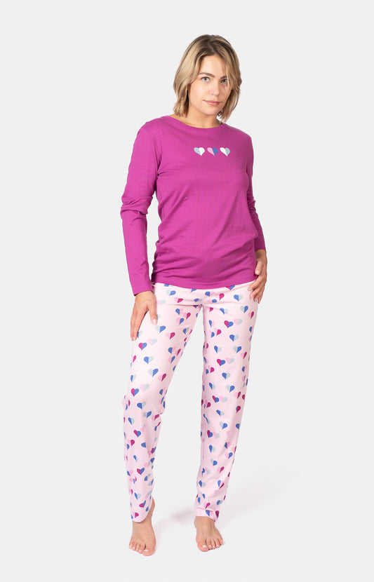 Pyjama long col rond - HALF