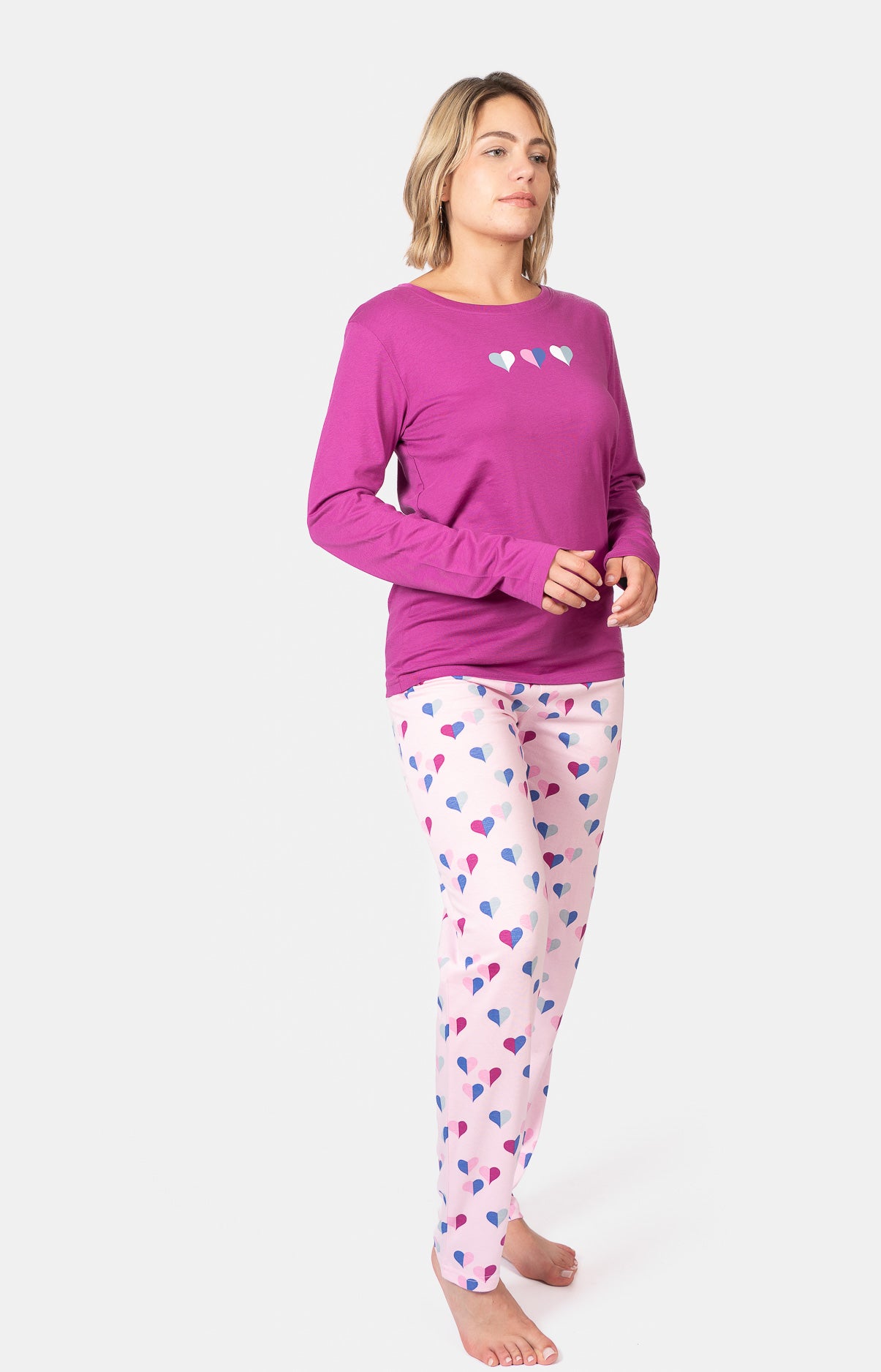 Pyjama long col rond - HALF