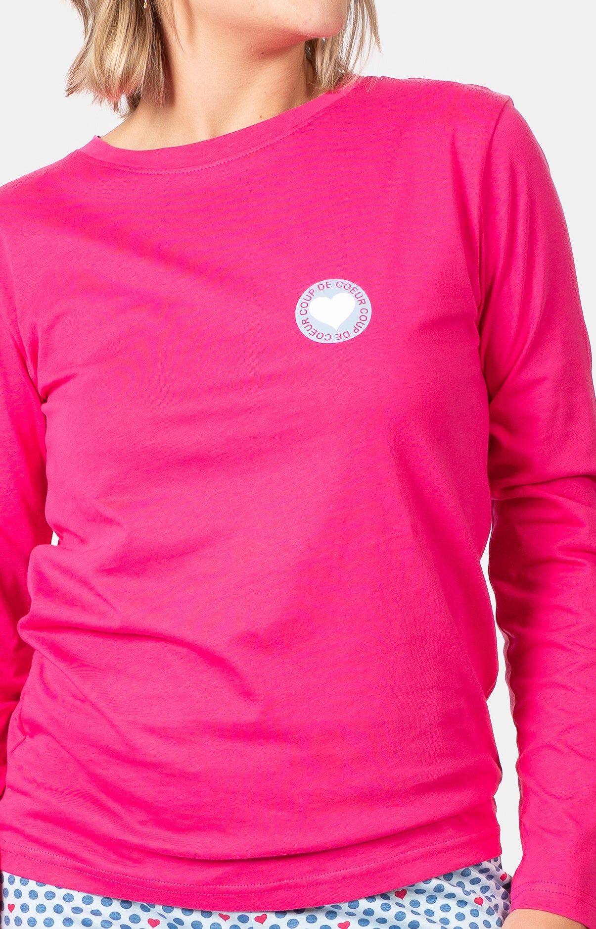 Pyjama long col rond - POIS