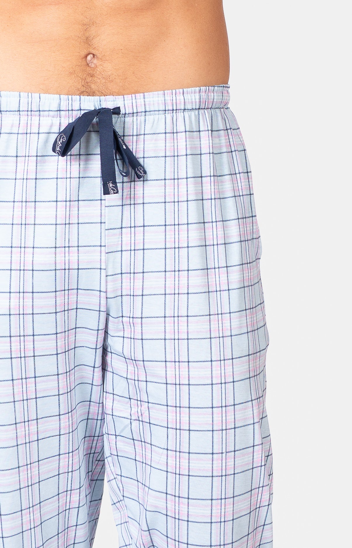 Pyjama long col V - AMOR
