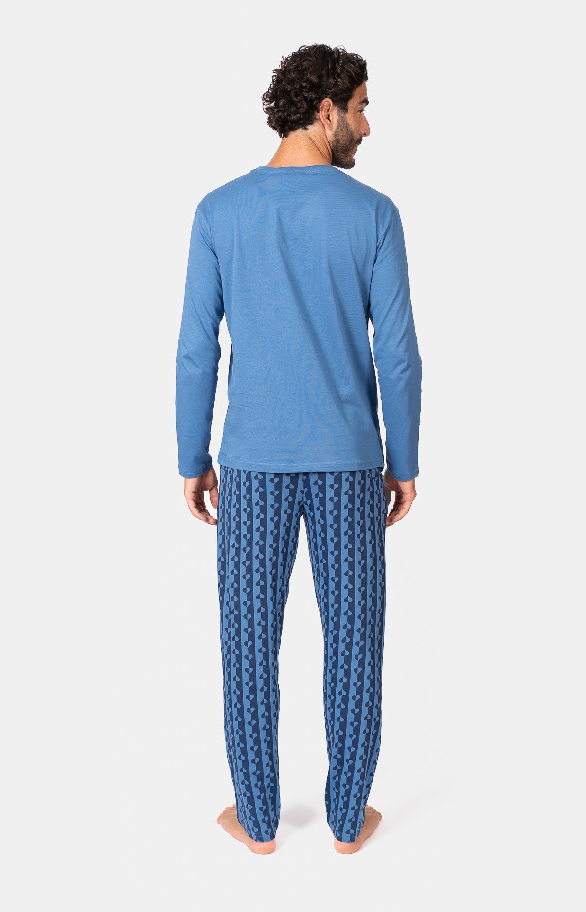 Pyjama long col V - GEO