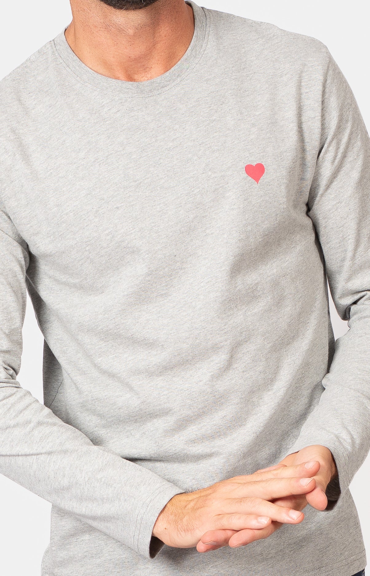 Pyjama long col V - LOGO