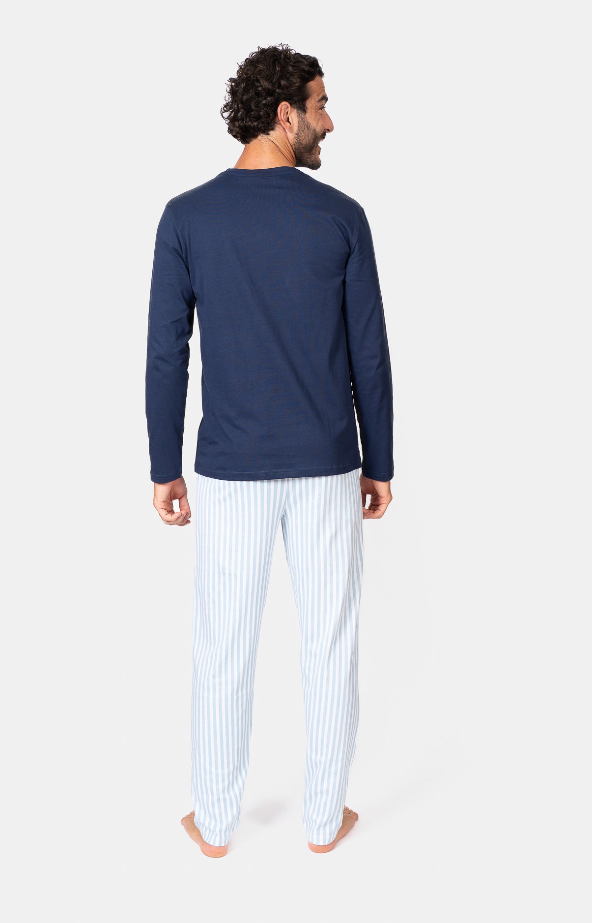 Pyjama long col V - RAYE
