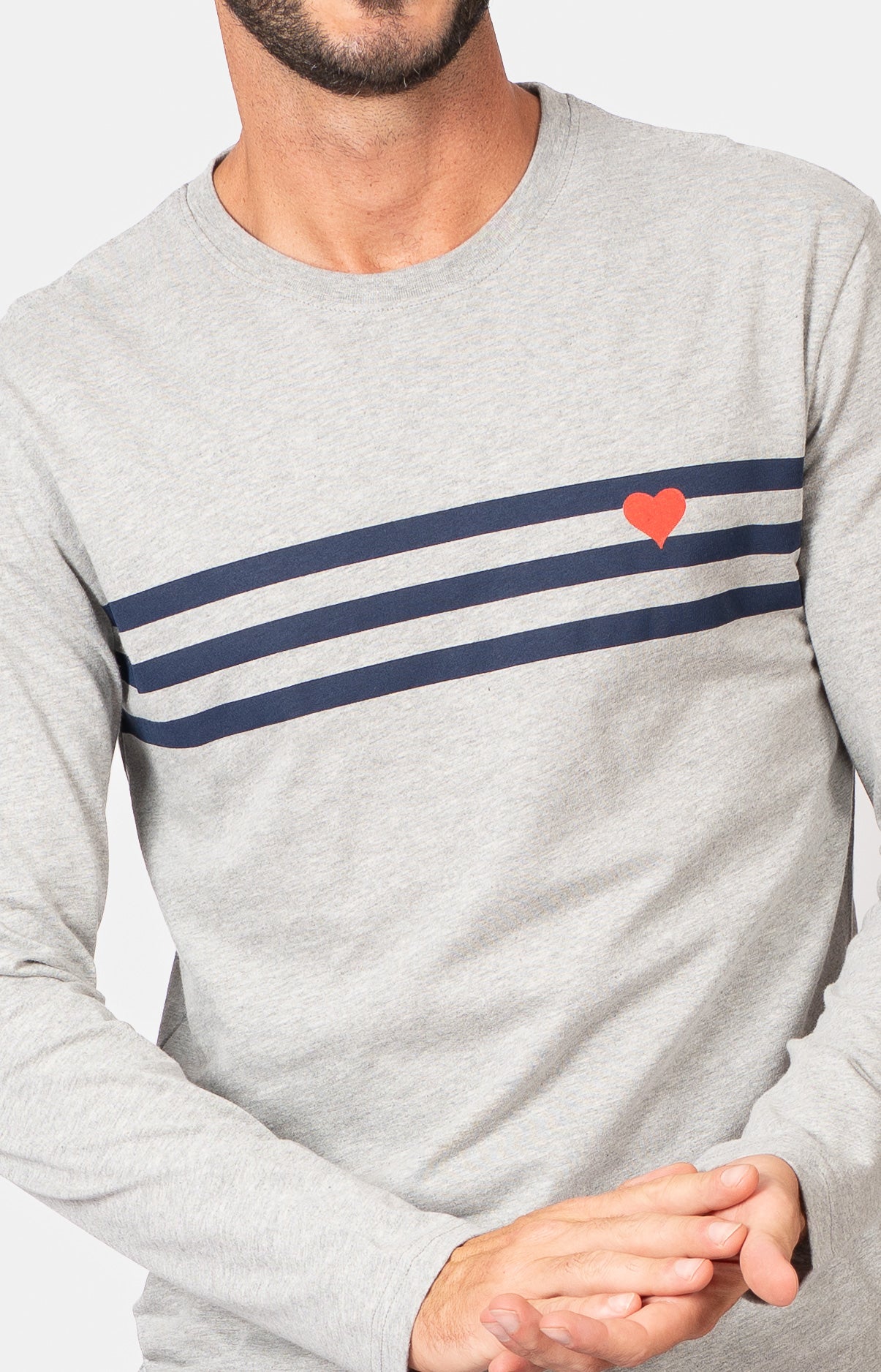 Pyjama long col V - UNI