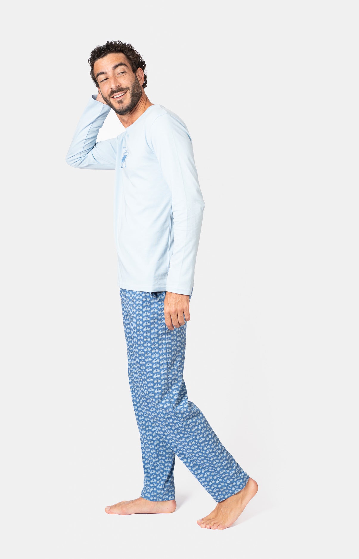 Pyjama long col V - VELO
