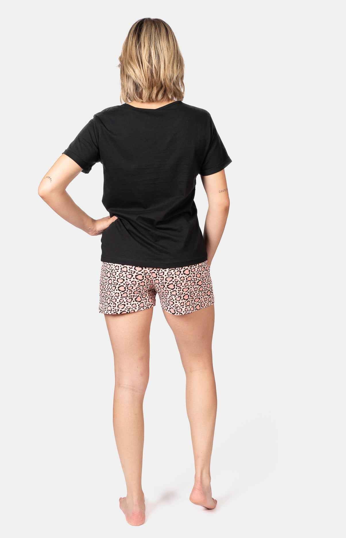 Pyjashort femme 100% coton - LEO