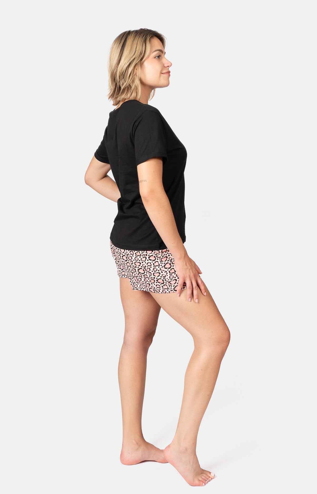 Pyjashort femme 100% coton - LEO