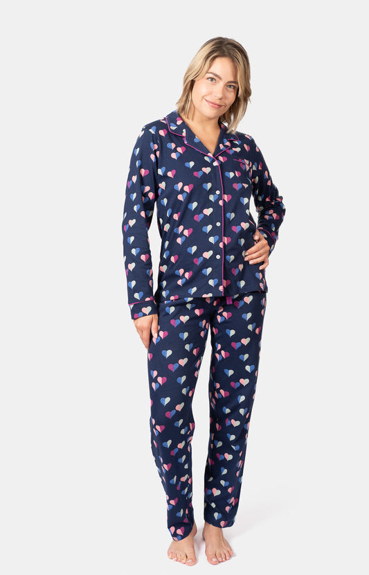 Pyjama long boutonné - HALF