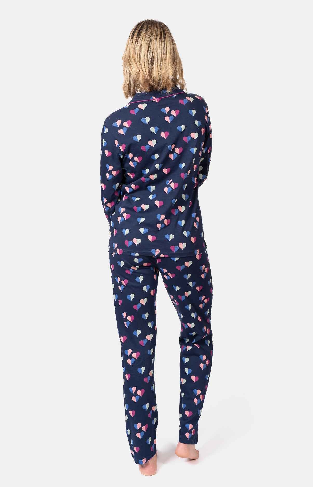 Pyjama femme long 100% coton - HALF