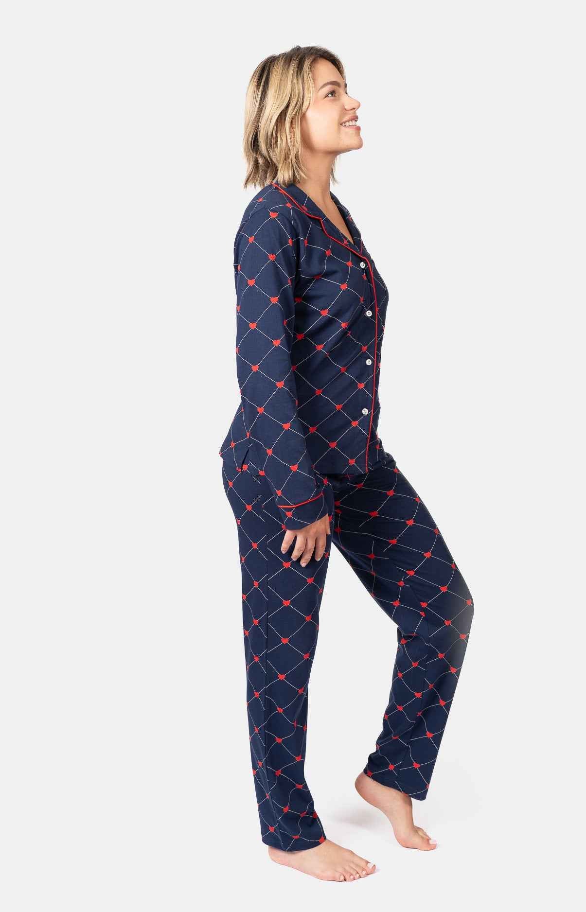 Pyjama femme long 100% coton - LOSA