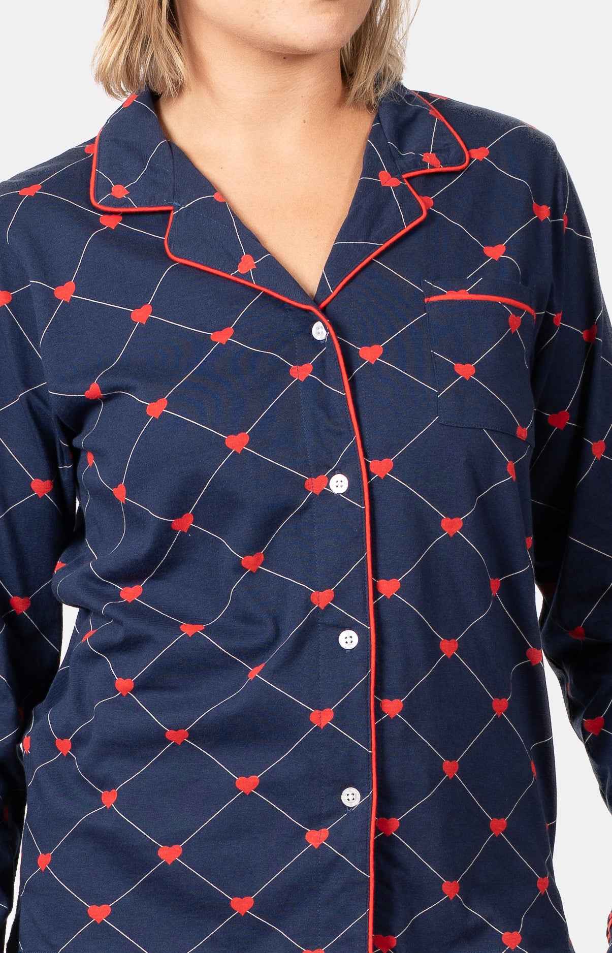 Pyjama femme long 100% coton - LOSA