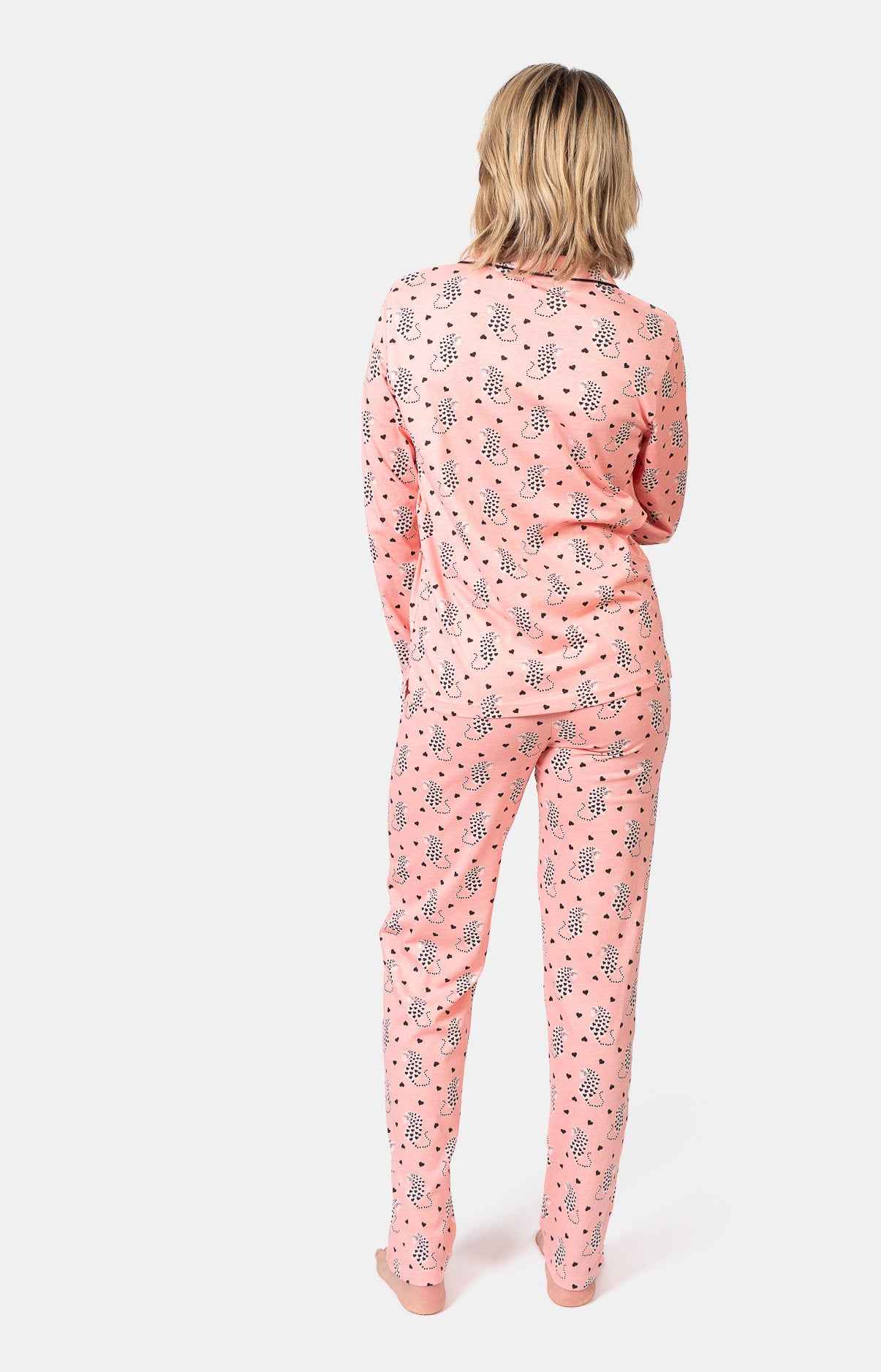 Pyjama femme long 100% coton - PANTH