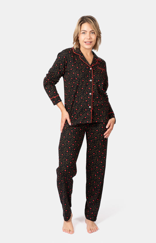 Pyjama long boutonné - STAR