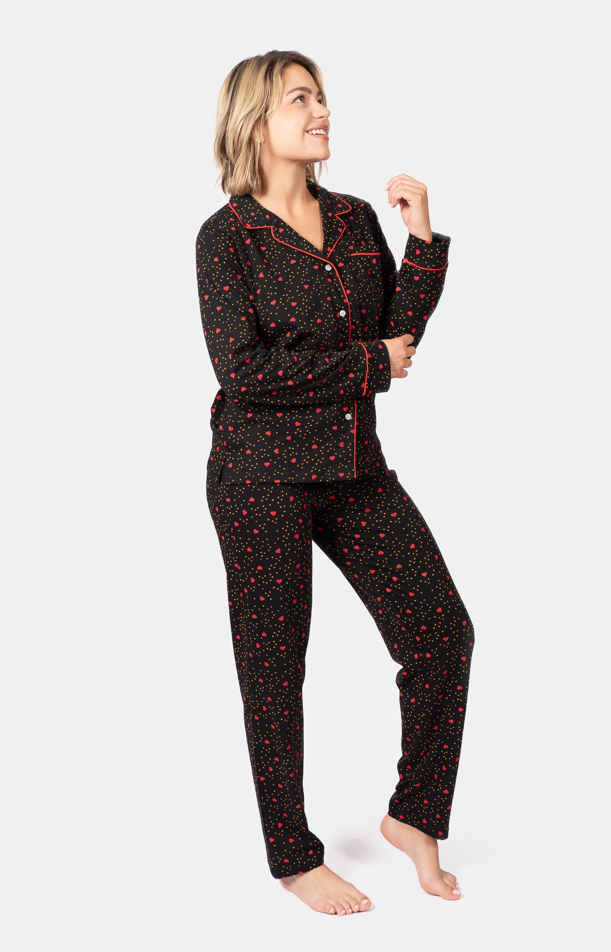 Pyjama long boutonné - STAR